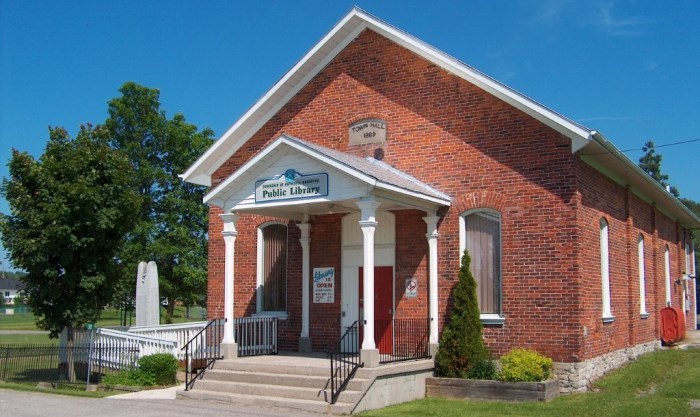 Main door to the Westwood Library